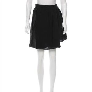 • Creatures of Comfort • Linen Black Mini Skirt XS